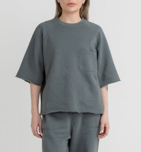 Camiseta Casual Extra Grande Personalizada para Mujer, Jersey de Alta Calidad con Logotipo Bordado, Patrón a Rayas, Talla Grande, Verano - Product Image 2