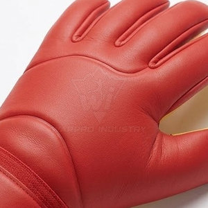 Gants de gardien de but pour hommes en cuir légers, à forte adhérence, confortables, adaptés aux entraînements de football, aux matchs et aux activités sportives - Product Image 6