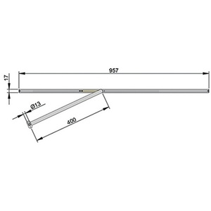 Abrepuertas Porti Greener para Marcos de Puertas y Ventanas, para Marcos de Madera con Anchos de Hoja de 709-959 mm, Ángulo de 120 Grados, de ATHMER - Product Image 3