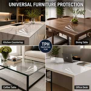 Pellicola Protettiva Trasparente Opaca per Superfici di Mobili, per Uffici, Hotel, Casa, Decorazione di Stanze e Progetti - Product Image 5