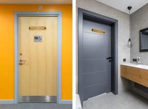 Brass Traditional Door Sign Antique Finish Gold-Plated Easy DIY Installation Home Office Decor Gents Restroom Parking - Product Image 5