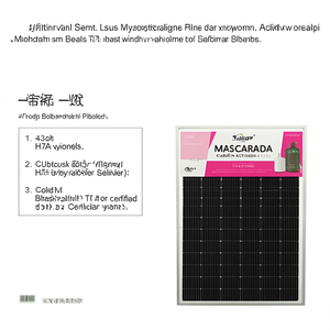 Panneau solaire monocristallin HJT Aoli Solar 435W à haute efficacité, noir avec dos blanc, certifié TUV - Product Image 2