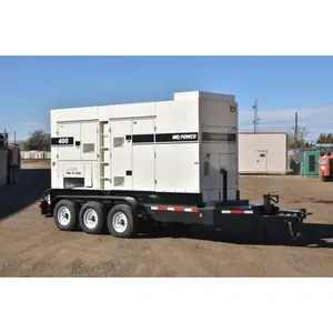 Groupe électrogène diesel 320 kW avec sélecteur de tension, sorties multi-raccords, remorquable, pour usage commercial, alimentation de secours - Product Image 2