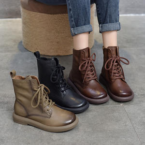 Bottes en cuir pour femme à talon aiguille, bout pointu, sexy, montantes au-dessus du genou, à talon plat - Product Image 4