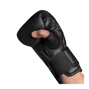 Gants de boxe en cuir de couleur personnalisée MMA Sanda Gants de combat professionnels avec évacuation de l'humidité - Product Image 6