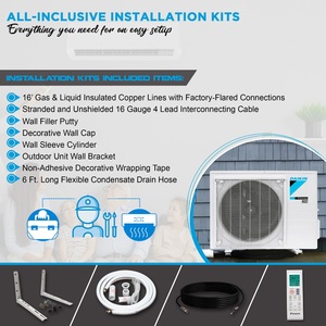 เครื่องปรับอากาศแบบแยกส่วนไร้ท่อ ไดกิ-สไตล์ 18000 บีทียู 18 SEER2 รุ่น Entra ซีรีส์ ฮีทปั๊ม อินเวอร์เตอร์ R32 สำหรับพื้นที่ 1000 ตร.ฟุต ขายส่ง ฟุต - Product Image 6