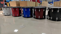 Tambour basse en bois d'érable pour fanfare, coque de 10 mm d'épaisseur, taille personnalisée en usine, instrument de percussion professionnel