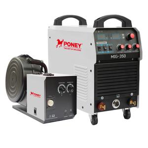 Inversor Poney MIG MAG 350A, Máquina de Soldadura Industrial Nueva, Señal Analógica MMA, Inductancia, Aluminio y Plástico, Garantía de 3 Años - Product Image 1