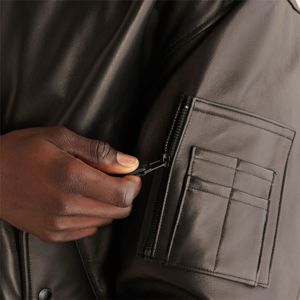Veste de vol classique en cuir pour homme-Cuir véritable avec design vintage Parfait pour les vêtements décontractés élégants et les passionnés d'aviation - Product Image 6