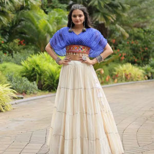 คอตตอนคอตตอนคอร่ามาใหม่พร้อมผ้าจีบเย็บแบบมาตรฐาน - Product Image 1