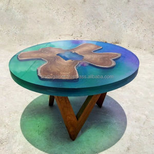 Tables à manger époxy pour salle à manger de luxe et tables époxy de salle à manger modernes haut de gamme à vendre - Product Image 1