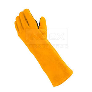 Guantes de Soldadura de Cuero de Alta Calidad, Diseño Personalizado, Protección para las Manos con Detección de Pinchazos, para las Cuatro Estaciones - Product Image 6