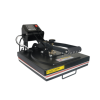 Presse à chaud manuelle haute pression 38x38cm pour l'impression par sublimation de logos et textiles sur t-shirts