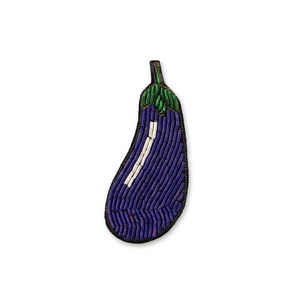 Broche Brinjal de broderie à la main de fil de lingot de Chine - Product Image 1