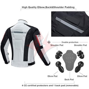 Chaqueta de Motociclista, Impermeable, Cortavientos, Transpirable, para Todas las Estaciones, Protección Completa, con Armadura - Product Image 5