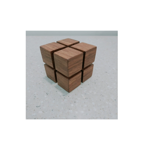 Diseño Vintage pisapapeles de madera decoración de mesa de oficina 3 piezas del mismo tamaño y tamaño pequeño forma cuadrada vendedor caliente - Product Image 3