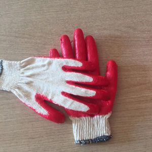 Gants de travail de sécurité enduits de caoutchouc vietnamien Anti-Cut Anti-Slip Latex Semi-Coating Coton réutilisable pour la protection des mains - Product Image 3