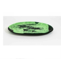 Meilleure Vente : Plat de Service en Résine Polie Faite à la Main, Durable et Écologique – Compatible Lave-Vaisselle, Personnalisable, Style Européen Moderne