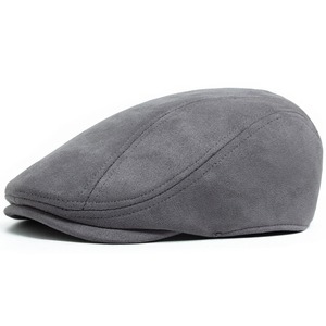 Otoño Invierno NewNBeret Vintage Newsboy sombrero con 54-58cm circunferencia de la cabeza Casual gorra de visera plana para Hombres Mujeres para la playa - Product Image 2