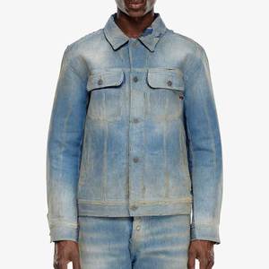 Veste en jean pour hommes personnalisée à prix de gros Nouvelle veste de style bouton de qualité supérieure Veste en jean Offre Spéciale pour hommes - Product Image 3
