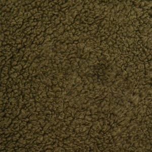 2026 Customized Hot Selling <b>Men's</b> Olive Green <b>Sherpa</b> <b>Fleece</b> Coated Stand Winter Jacket High Quality OEM Service Logo Front Warm - Product Image 4