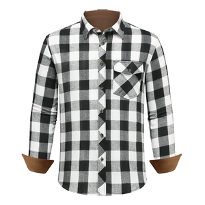 เสื้อเชิ้ตทางการสำหรับผู้ชายทรงสลิมฟิตสีพื้นเสื้อใส่สบาย - Product Image 4