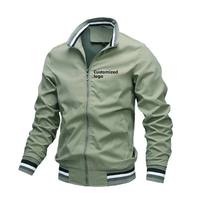 Veste Safari à Capuche pour Hommes Grande Taille Hiver Style Coréen Fermeture Éclair Décontractée Tendance Imperméable Respirante Coupe-Vent Réversible