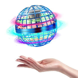 Balle Volante Boomerang Lumineux Sports Toy Promotional Item Free Sample Plastic Material Custom Logo Print PU Foam Stress <b>Ball</b> - Product Image 1