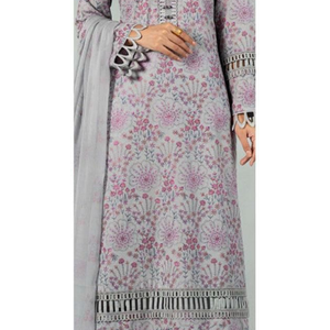 Conjuntos de Shalwar Kameez Dupatta Formales para Fiesta, para Mujer, 2024, Transpirables, de Poliéster y Algodón, para Todas las Temporadas, Servicio OEM Personalizable - Product Image 4