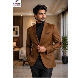 Modern Mens Coat <b>Blazer</b> <b>Smart</b> Casual Formal Wear Office Party Outfit Elegant Tailored Fashion Outerwear - Product Image 1