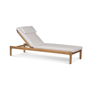 Tumbona de madera de teca, cómoda sala de estar, piscina y Hotel, producto de alta calidad, madera maciza - Product Image 2