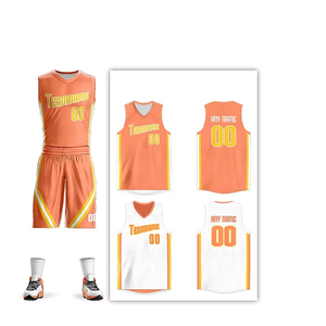 Uniforme de basket-ball unisexe rétro de meilleure qualité avec votre propre logo grande taille pour hommes matériau respirant - Product Image 4