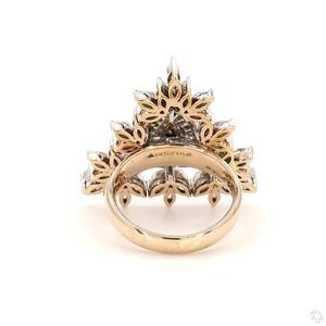 Classic Modern <b>Gold</b> Diamond Ring for Women Elegant <b>Sparkle</b> Fine Jewelry Stylish Wedding Engagement Gift Ring - Product Image 2