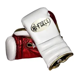 Sınırlı sayıda deri Muay Thai boks eldiveni eğitim ve rekabet için şık tasarım