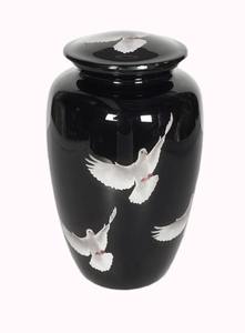 Urna de cremación funeraria personalizada para cenizas conmemorativas humanas Urna de metal de tamaño personalizado para suministros funerarios - Product Image 6