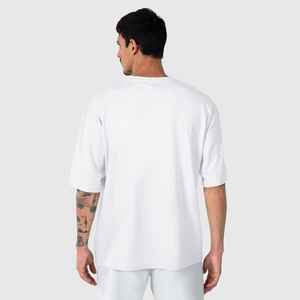 Poids lourd 260 Gsm t-shirts surdimensionné t-shirt coton 100% goutte épaule personnalisé sérigraphie graphique T-Shirt hommes - Product Image 3