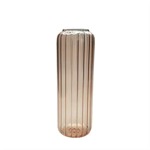 Metier haut vase en verre borosilicaté fleur verre soufflé à la main coloré vase créatif moderne pour salle d'étude chambre salle à manger - Product Image 5