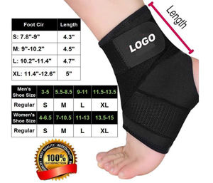 Soporte de tobillo ajustable de compresión, envoltura de correa de tobillo para Protección deportiva, directo de fábrica - Product Image 6