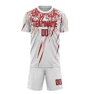 Ropa de Fútbol 100% Poliéster Transpirable y Cómoda, Servicios OEM para Uniformes de Entrenamiento de Fútbol, Venta al Por Mayor Disponible - Product Image 3