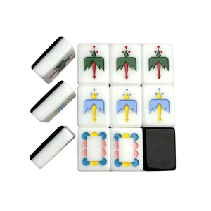 Luxury Eco-Friendly Durable Portable American <strong>Mahjong</strong> Tiles 160-Piece 4-Player <strong>Set</strong> with Acrylic Tiles - Product Image 6
