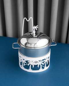 Moyen-Orient Chauffe-plats Buffet Casserole Palmier Conception À La Main Classique Décoratif Arabe Hotpot Casseroles Hot Pot Warmer - Product Image 1