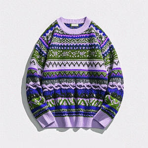 Warm Sweater Knitted Pullover Custom Logo Unisex Casual Winter Wear Soft Comfortable High Quality Fashion Clothing - Product Image 5