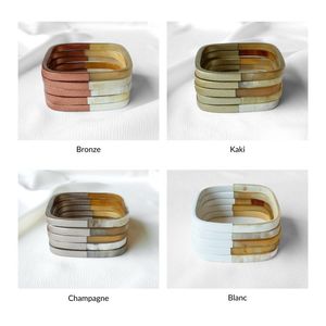 Classic Christian Animal Shape Bracelet <b>Bangle</b> Resin Horn Pearl Diamond <b>Wood</b> Hand Polished Natural Crafts Waterproof Wedding - Product Image 4