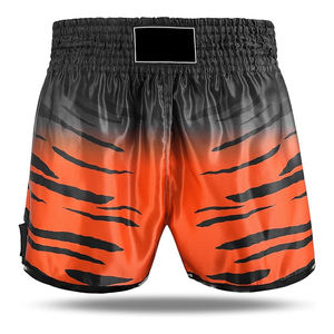Shorts de Muay Thai para Hombre y Mujer, Precio al por Mayor, Shorts Sublimados con Impresión Personalizada, Crea tu Logotipo, Shorts de Kick Boxing - Product Image 3