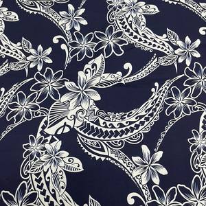 Tout nouveau design polynésien numérique imprimé sur un tissu tissé en coton de 44 pouces de largeur prêt pour une expédition immédiate - Product Image 4