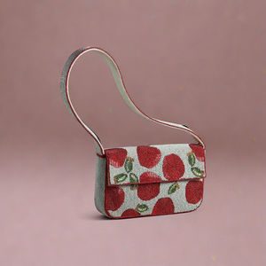 Handmade Bohemian Style Floral Beaded <b>Purse</b> Durable Eco-Friendly Evening Gift with Colorful Flower Embroidery Durable Stylish - Product Image 3