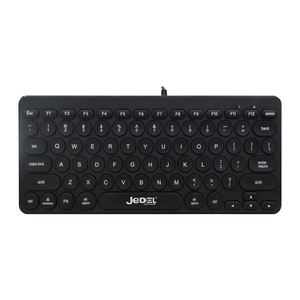 Venta caliente <span class=keywords><strong>K1000</strong></span> + Ultrafino 78-Key <span class=keywords><strong>Mini</strong></span> Teclado con cable Teclado de oficina negro de alta calidad a un precio USB para juegos - Product Image 1