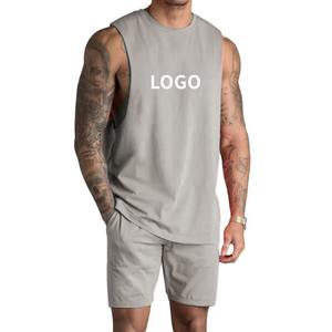 2025 Streetwear Custom <b>Singlet</b> Gym Sportswear Blank Sleeveless Vest Sublimation <b>Mens</b> Top Stringer Bodybuilding <b>Men's</b> Tank Top - Product Image 1