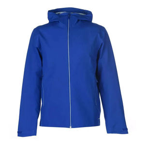 Veste coupe-vent unisexe anti-rides sur mesure veste coupe-vent de couleur unie à prix réduit veste coupe-vent de style parfait pour hommes - Product Image 1
