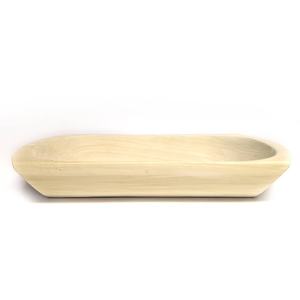 Tazón de masa de madera hecho a mano duradero de calidad superior de diseño moderno pieza de servicio única y lista para la cocina para empresas de alimentos - Product Image 3